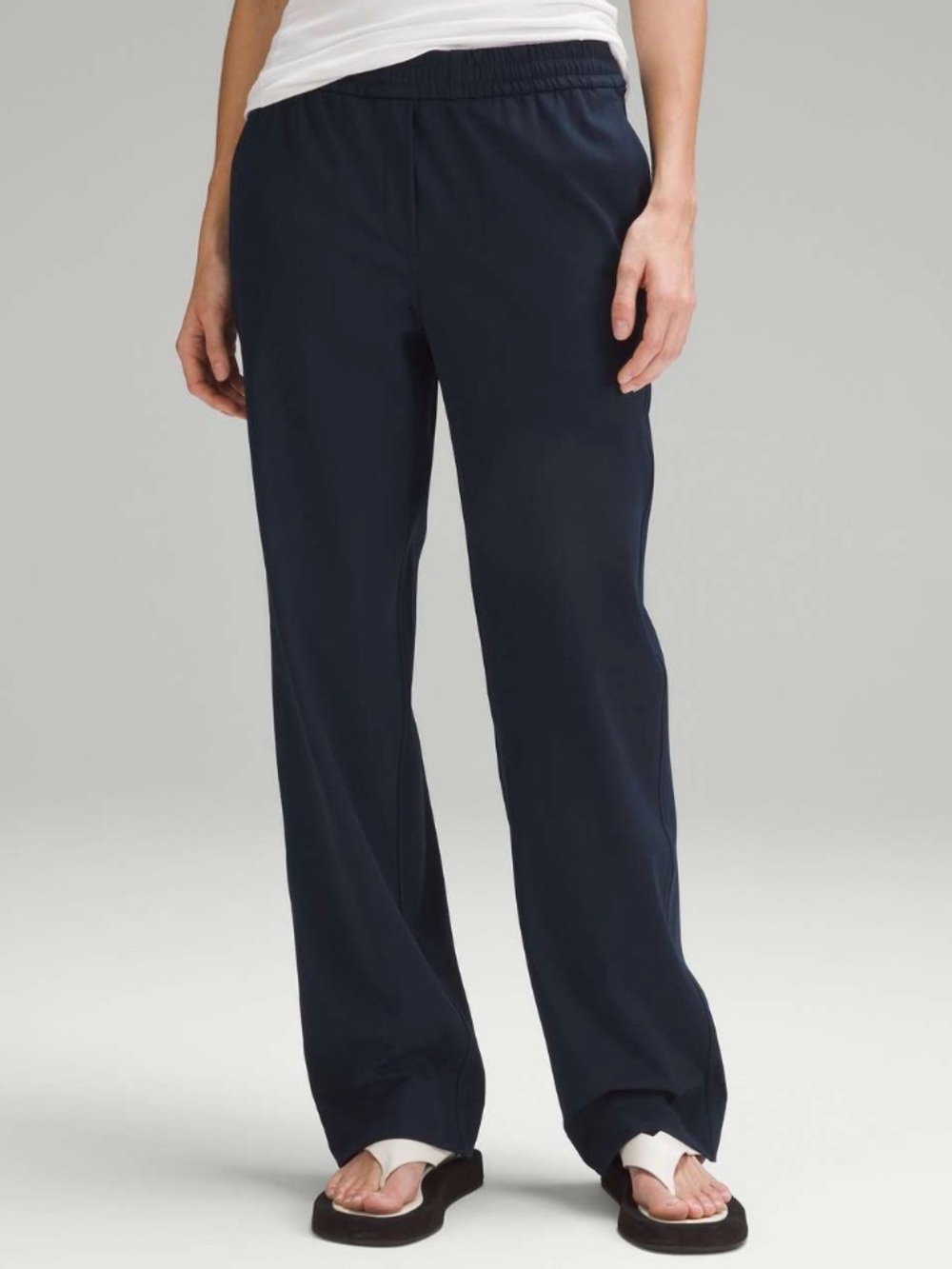 Lululemon Luxtreme Mid-Rise Straight-Leg Trouser True Navy